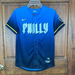 Nike Philly Blue Baseball Jersey